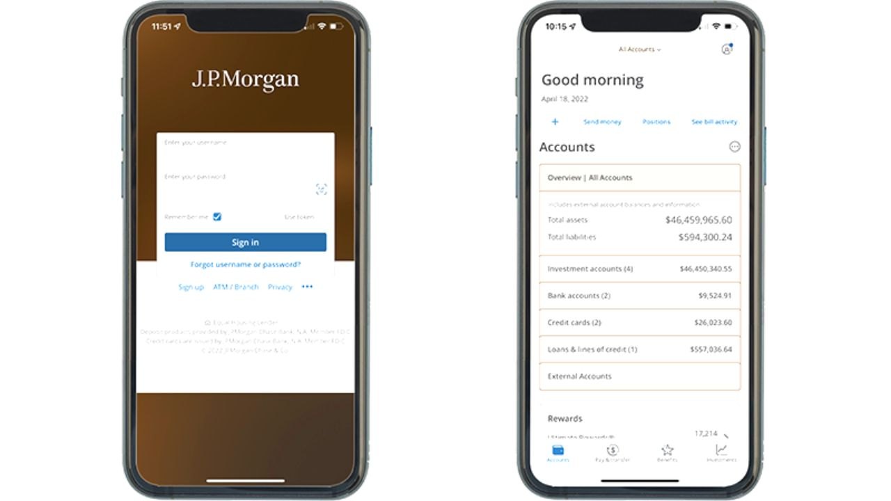 Come gestire i conti J.P. Morgan Chase con l'app